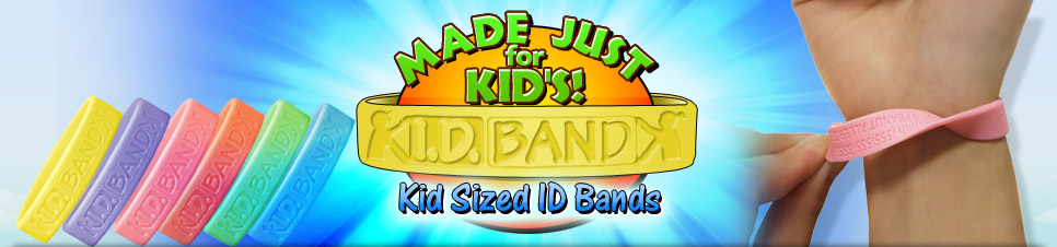 Made Just For Kid's / Kid Sized ID Bands